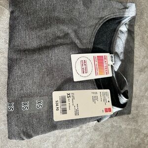 Uniqlo Dark Gray Heattech Shirt XS